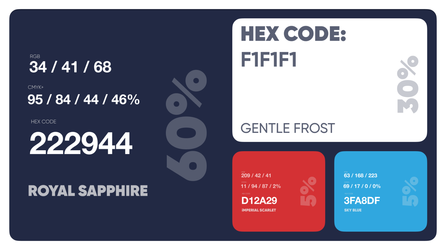 Hellper mood color variations